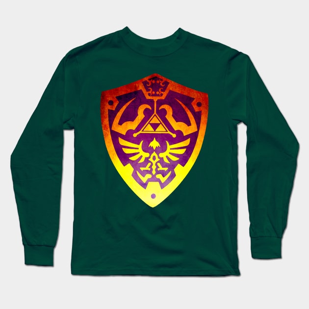 Gamer Shield II Long Sleeve T-Shirt by Scar